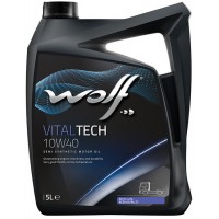 Олива моторне напівсинтетичне WOLF VitalTech 10W-40, 5л (8300912)