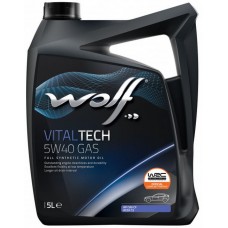 Олива моторне синтетичне WOLF VitalTech GAS 5W-40, 5л (8326097)