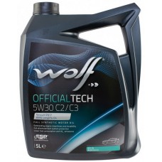 Олива моторне синтетичне WOLF OfficialTech C2/C3 5W-30, 5л (8332579)