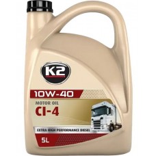 Олива моторне напівсинтетичне K2 MOTOR OIL 10W-40 CI-4 5л (O3695E)
