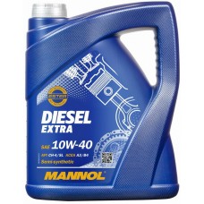Олива моторне напівсинтетичне MANNOL DIESEL EXTRA 10W-40, 5л