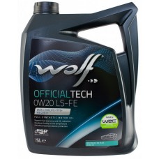 Олива моторне синтетичне WOLF OfficialTech LS-FE 0W-20, 5л (8339479)