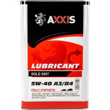 Олива моторне синтетичне AXXIS Gold Sint A3/B4 5W-40, 5л (AX2175)