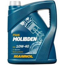 Олива моторне напівсинтетичне MANNOL MOLIBDEN 10W-40, 5л