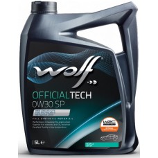 Олива моторне синтетичне WOLF OfficialTech SP 0W-30, 5л (1049043)