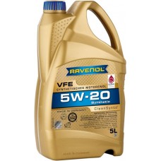 Олива моторне синтетичне RAVENOL VFE 5W-20 5л (1111311005)