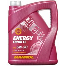Олива моторне синтетичне MANNOL ENERGY COMBI LL 5W-30, 5л