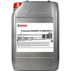 Олива трансмісійне синтетичне CASTROL TRANSMAX ATF DEXRON VI MERCON LV Multivehicle 20л (EATRATFVI20L) купити в Україні