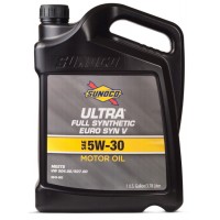 Олива моторна синтетична SUNOCO ULTRA FULL SYN EURO SYN V 5W-30 3,78л (6543003)
