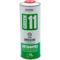Антифриз-концентрат XADO Green 11, зеленый, 1,1 кг купити в Україні цена