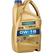 Олива моторне синтетичне RAVENOL EFE 0W-16 4л (1111103004)