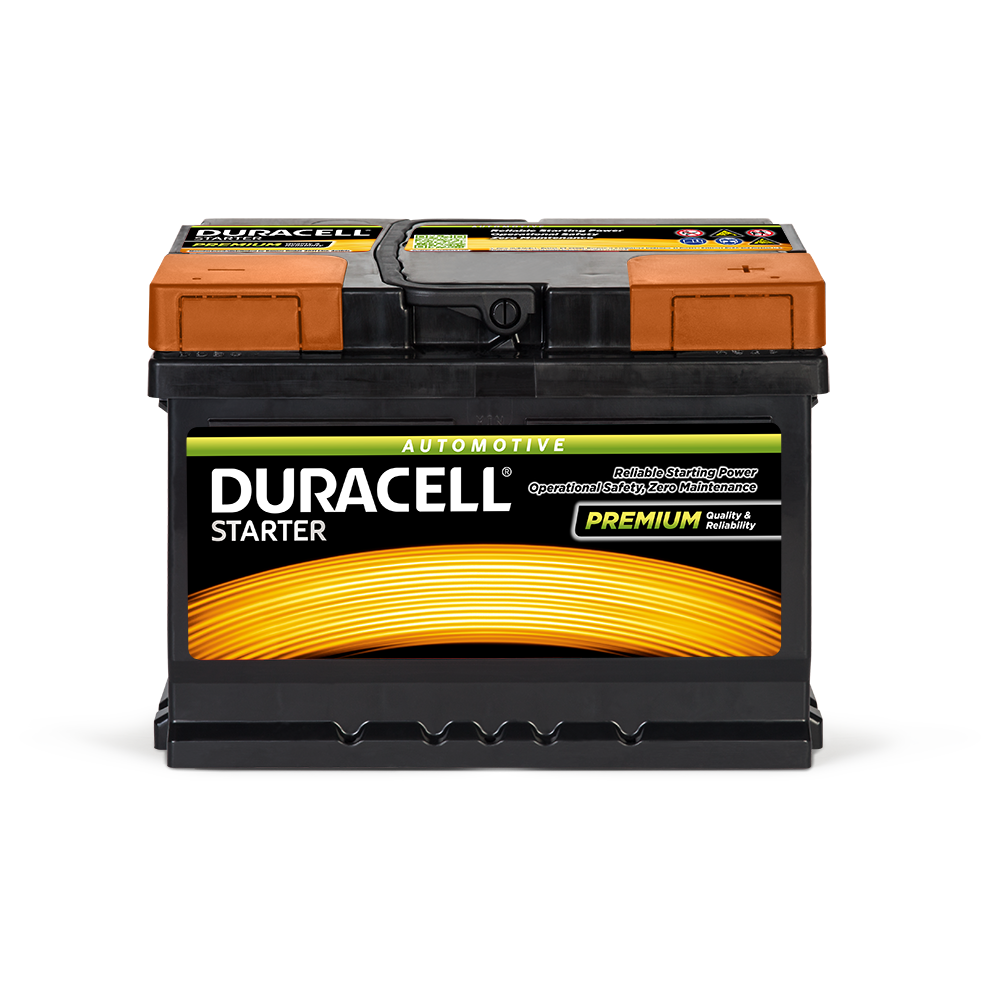 Акумулятор автомобільний 55Аh Duracell Starter (-/+) EN450 (DS55)