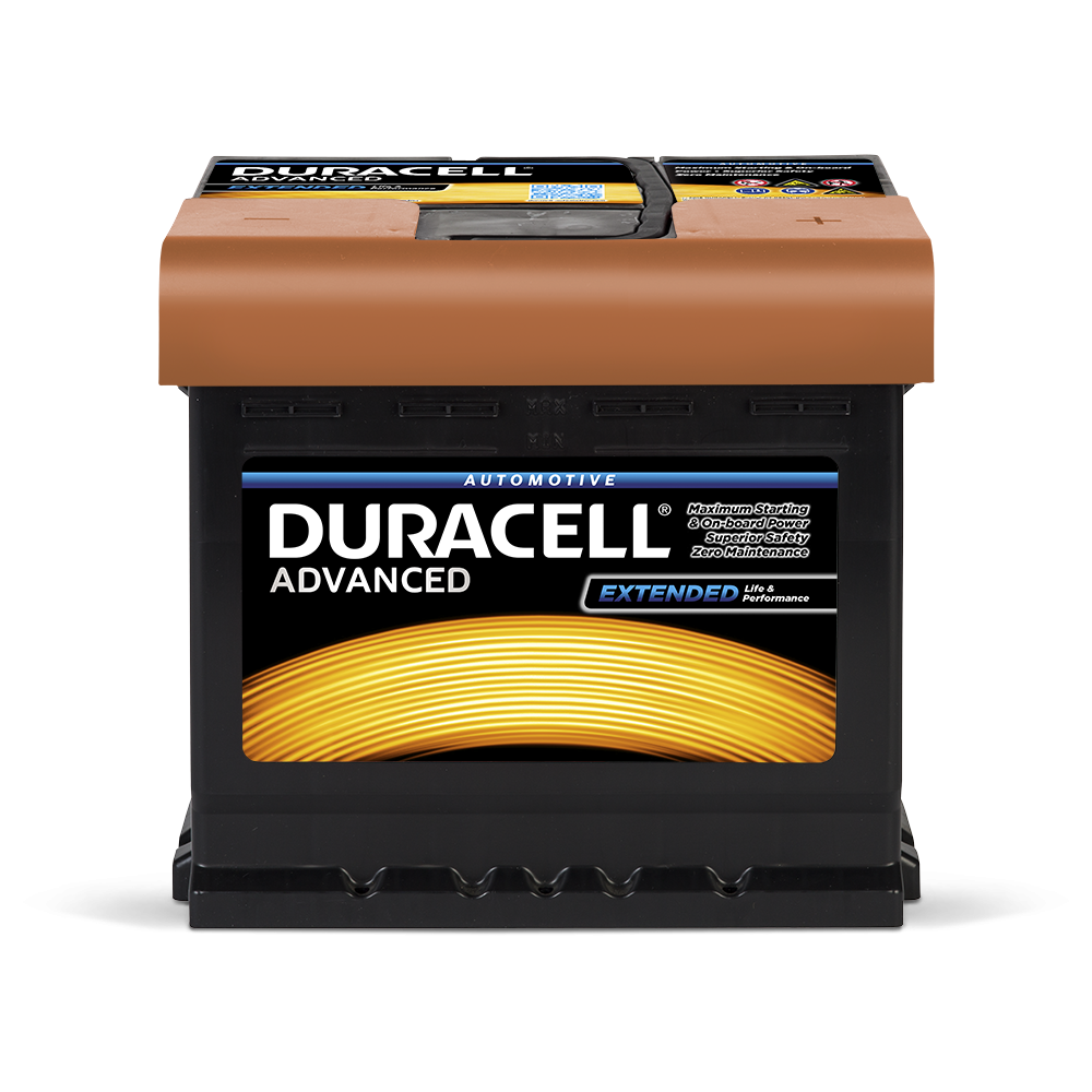 Акумулятор автомобільний 50Аh Duracell Advanced (-/+) EN400 (DA50T)