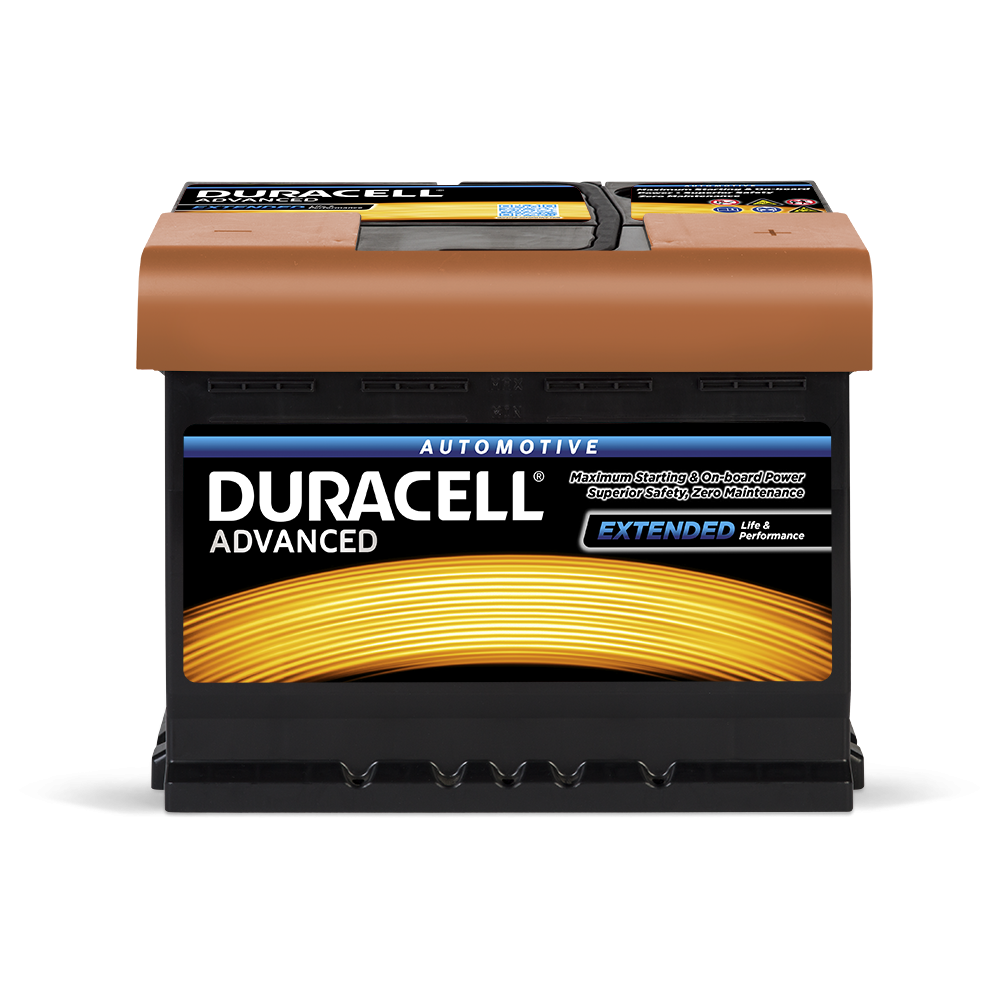 Акумулятор автомобільний 62Аh Duracell Advanced (-/+) EN550 (DA62H)