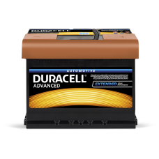 Акумулятор автомобільний 62Аh Duracell Advanced (-/+) EN550 (DA62H)