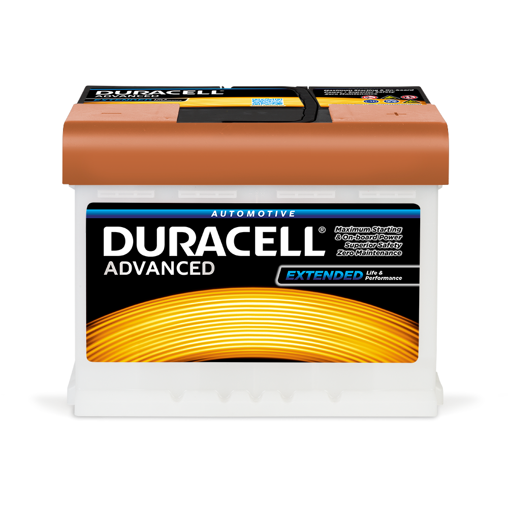 Акумулятор автомобільний 63Аh Duracell Advanced (-/+) EN620 (DA63H)