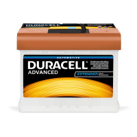 Акумулятор автомобільний 63Аh Duracell Advanced (-/+) EN620 (DA63H)