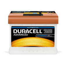 Акумулятор автомобільний 63Аh Duracell Advanced (-/+) EN620 (DA63H)