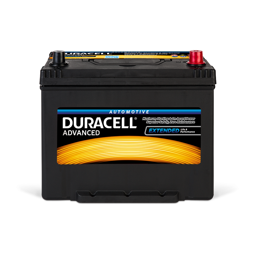 Акумулятор автомобільний 70Аh Duracell Advanced (-/+) EN600 (DA70)