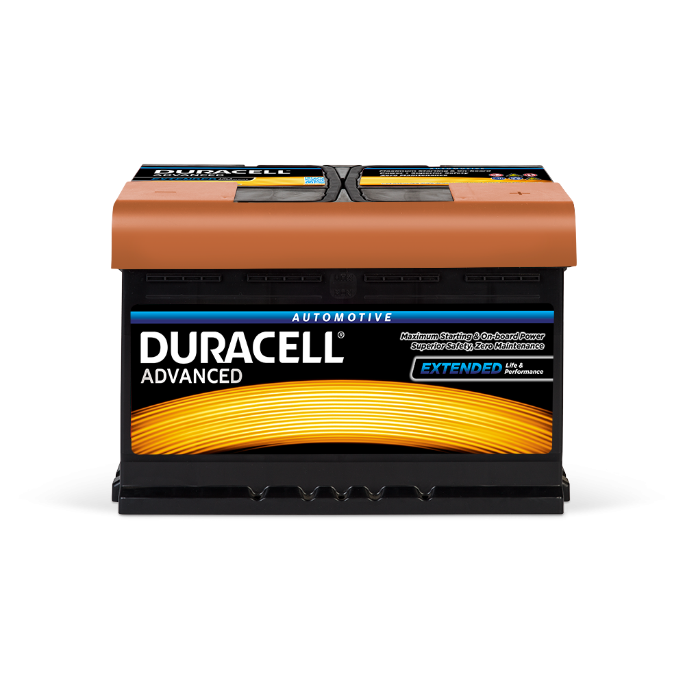 Акумулятор автомобільний 74Аh Duracell Advanced (-/+) EN680 (DA74)