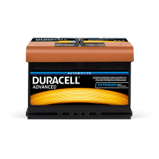Акумулятор автомобільний 74Аh Duracell Advanced (-/+) EN680 (DA74)