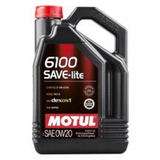 Олива моторне синтетичне MOTUL 6100 Save-lite SAE 0W20 4л (842050)