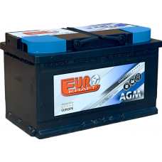 Акумулятор автомобільний Monbat 80Ah EUROKRAFT AGM (-/+) EN800 (5808604)