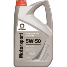 Олива моторне синтетичне COMMA MOTORSPORT 5W-50 5л (MS5L) купити в Україні цена