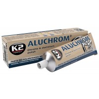 Паста для полировки хромированных деталей K2 Aluchrom туба 120 г (K0031) купити в Україні