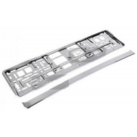 Рамка номерного знака ELEGANT пластиковая хромированная (EL100587)
