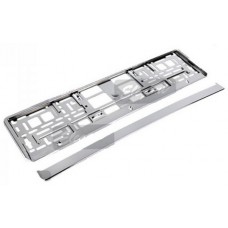 Рамка номерного знака ELEGANT пластиковая хромированная (EL100587)