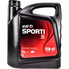 Олива моторне мінеральне ELF Sporti 5 15W40 5л (214300) купити в Україні цена