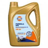 Олива моторне синтетичне GULF FORMULA VFE 0W20, 4л (FORMULA VFE 0W20 4L)