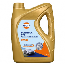 Олива моторне синтетичне GULF FORMULA VFE 0W20, 4л (FORMULA VFE 0W20 4L)