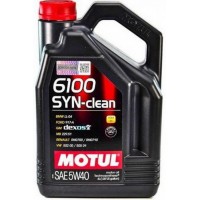 Олива моторне синтетичне MOTUL 6100 SYN-CLEAN Technosynthese 5W-40, 4л (854250) (107942)