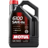 Олива моторне синтетичне MOTUL 6100 SAVE-LITE Technosynthese 5W-20, 4л (841350) (108030)