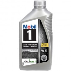 Олива моторне синтетичне Mobil 1 Advanced Full Synthetic 5W-30, 0,946 л (124315)
