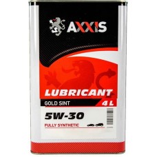 Олива моторне синтетичне AXXIS 5W-30 С4 RN0720 Gold Sint, 4л (AX2189)
