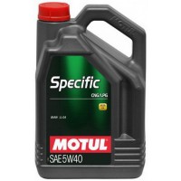 Олива моторне синтетичне MOTUL SPECIFIC LPG-CNG Technosynthese 5W-40, 4л (854654) (110669)