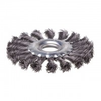 Щетка кольцевая 115x22,2 мм (пучки витой проволоки) INTERTOOL BT-7115
