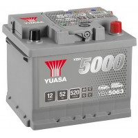 Батарея аккумуляторная YUASA Silver High Performance Battery Japan 12В, 52Ач, 520А R+ купити в Україні