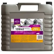 Олива моторне синтетичне BREXOL TRUCK POWERTECH CI-4/DPF E6 10W-40, 20л (48391050993)