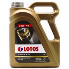 Олива моторне синтетичне LOTOS SYNTHETIC PLUS A3/B4 SN/CF 5W-40, 4л