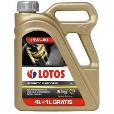 Олива моторне синтетичне LOTOS SYNTHETIC TURBODIESEL C3 SN/CF 5W-40, 4+1л