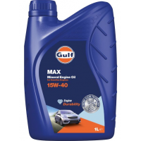 Олива моторне синтетичне GULF MAX 15W40, 1л (MAX 15W40 1L)