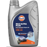 Олива моторне напівсинтетичне Gulf Max Ultra Plus 10W-40, 1л (MAX Ultra Plus 10W40 1L)