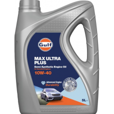 Олива моторне напівсинтетичне Gulf Max Ultra Plus 10W-40, 5л (MAX Ultra Plus 10W40 5L)