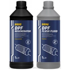 Средство для очистки фильтра сажевого MANNOL DPF Regenerator & Flush Fluid 9995 / 9996, 1+1л купити в Україні
