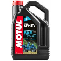 Олива моторне мінеральне MOTUL ATV-UTV 4T 10W-40, 4л (852641) (105879)