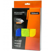 Набор салфеток Elegant Maxi микрофибра 40 см х 30 см 3 шт (EL100168)